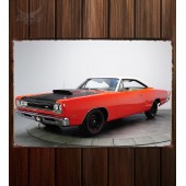 Металлическая табличка Dodge Coronet Super Bee 440 Six Pack 2-door Hardtop